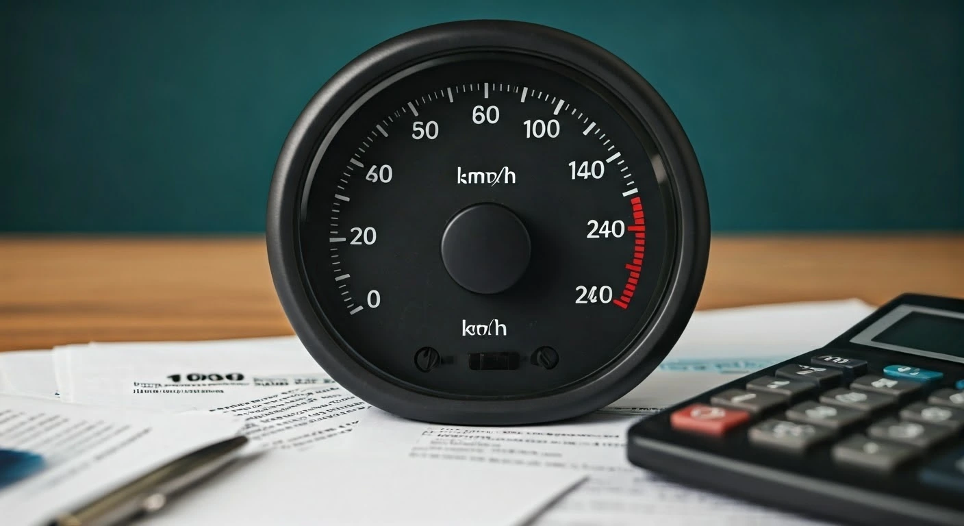 Odometer with tax papers